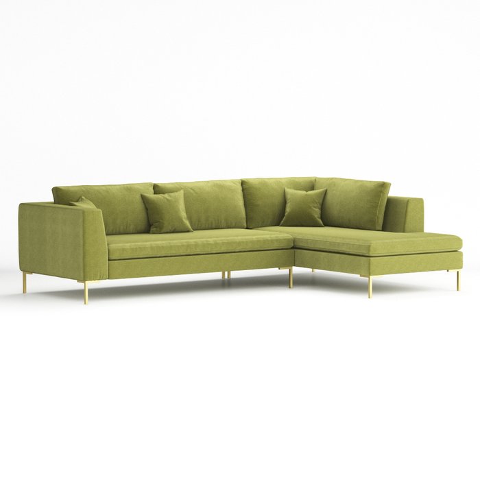 Угловой диван Kona светло-зеленого цвета  - купить Угловые диваны по цене 163000.0