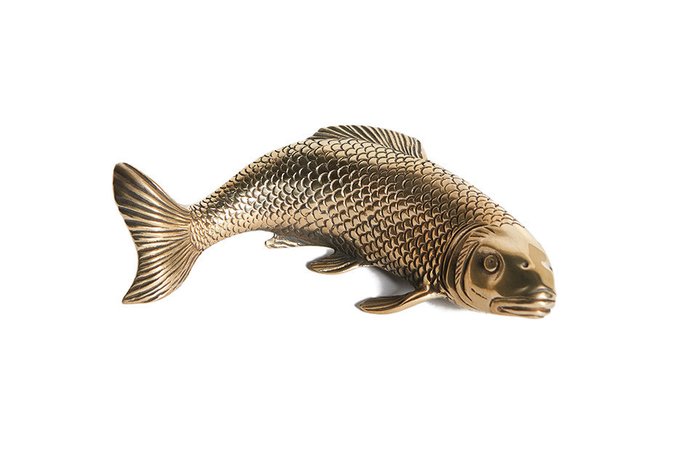 Пресс-папье Рыба золотого цвета
