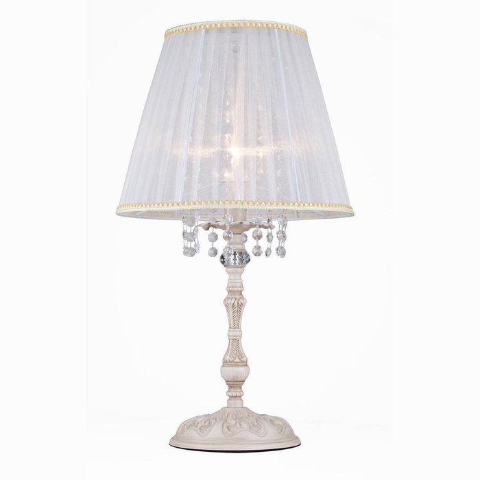 Настольная лампа  Omela белого цвета