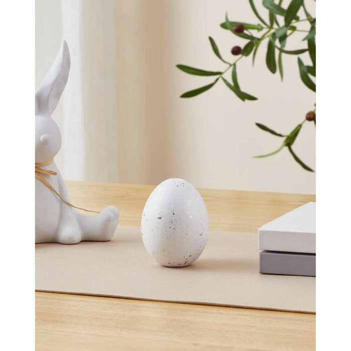Фигурка яйцо Landjut белого цвета - купить Фигуры и статуэтки по цене 790.0