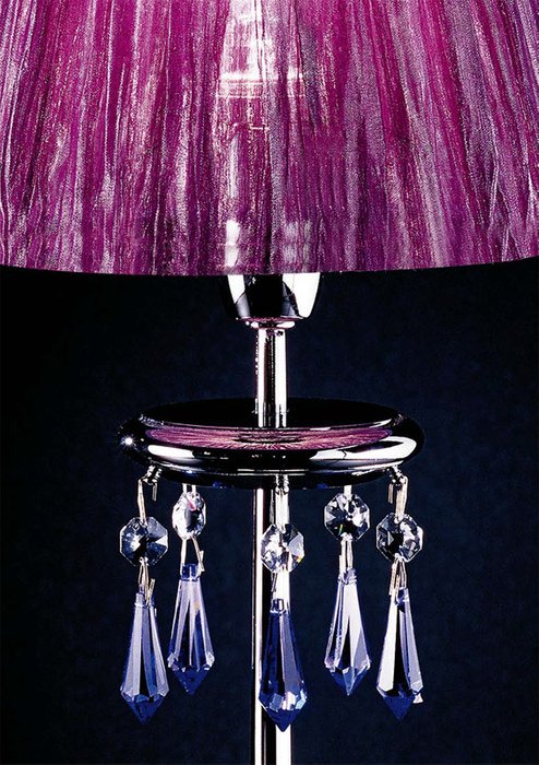 Настольная лампа 118L02 Chrome violet Sw - купить Настольные лампы по цене 71350 Настольная лампа 118L02 Chrome violet Sw - купить Настольные лампы по цене 71350