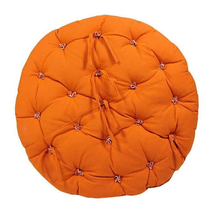 Матрац для кресла Папасан оранжевого цвета - купить Декоративные подушки по цене 4400.0