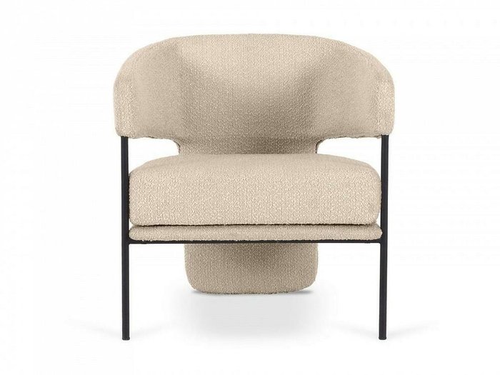 Кресло Loti бежевого цвета - купить Интерьерные кресла по цене 42930.0