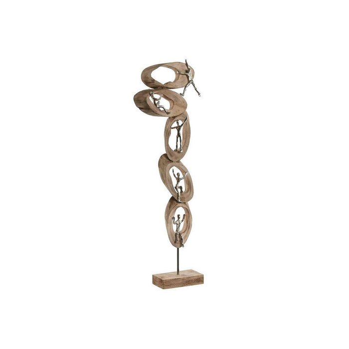 Декоративная фигура Коричневый Серебристый Натуральный 23 x 9 x 74 cm
