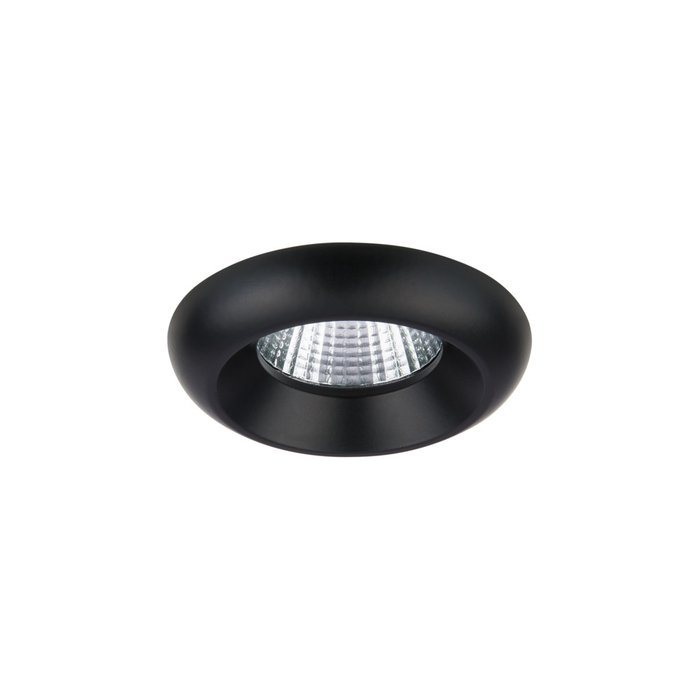 Светодиодный встраиваемый светильник Monde 4000K L черного цвета  - лучшие Встраиваемые споты в INMYROOM