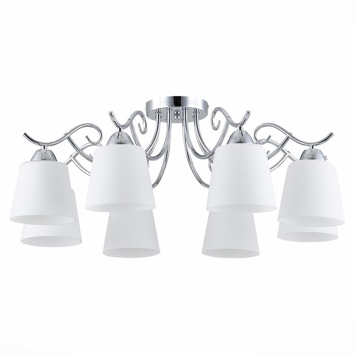  Светильник потолочный Liada с белыми плафонами - купить Потолочные люстры по цене 17800.0