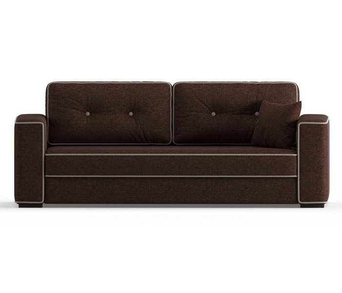 Диван-кровать Аваллон темно-коричневого цвета - купить Прямые диваны по цене 36790.0