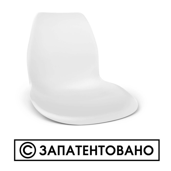 Стул Floerino бело-серого цвета - купить Обеденные стулья по цене 5355.0