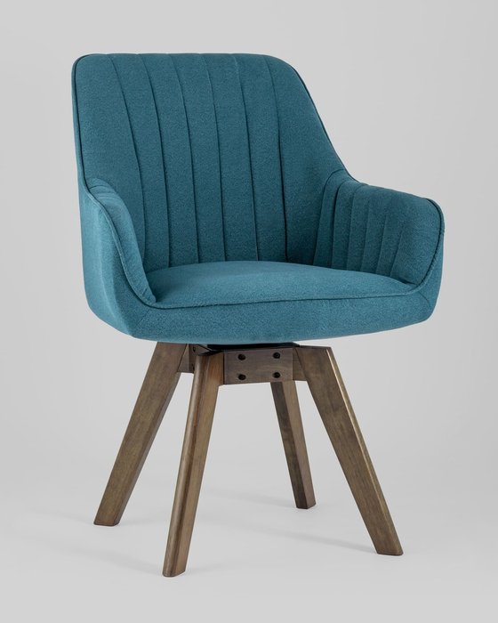 Набор из двух вращающихся стульев Mans бирюзового цвета - купить Обеденные стулья по цене 29990.0