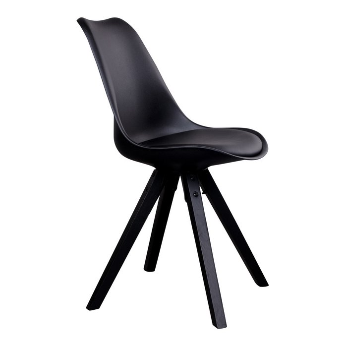 Обеденный стул Bergen черного цвета - лучшие Обеденные стулья в INMYROOM