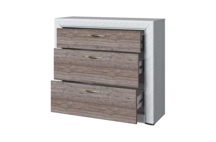 Комод Olivia бело-бежевого цвета - купить Комоды по цене 20699 Комод Olivia бело-бежевого цвета - купить Комоды по цене 20699