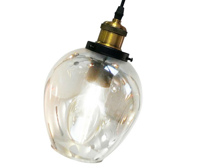 Подвесной светильник Нисса со стеклянным плафоном - купить Подвесные светильники по цене 1900.0