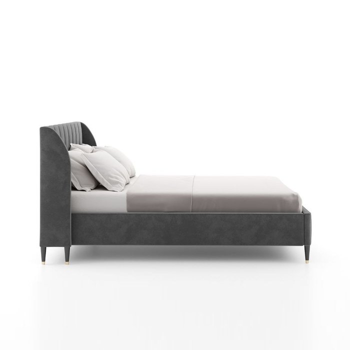 Кровать Mistress 200х200 серого цвета - купить Кровати для спальни по цене 183600.0