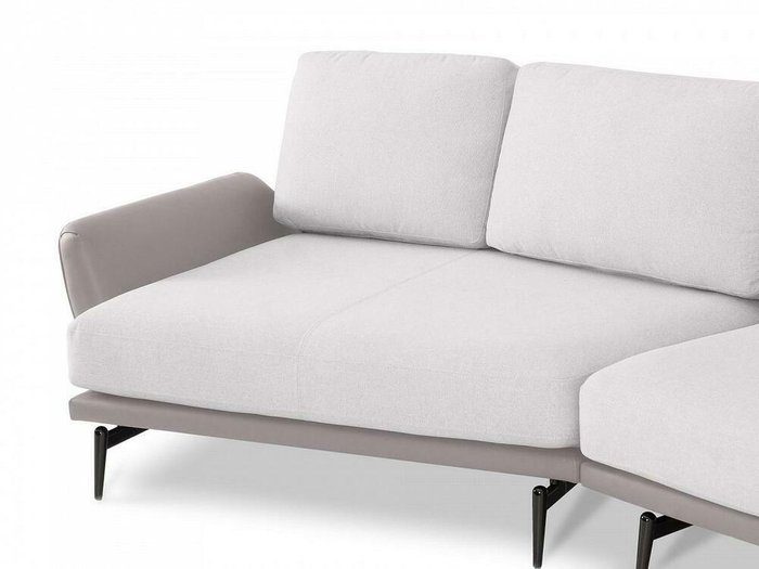 Угловой диван Ispani серо-белого цвета - купить Угловые диваны по цене 165420.0