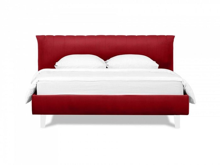 Кровать Queen Anastasia L 160х200 бордового цвета