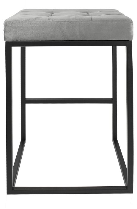 Стул полубарный Soho серо-черного цвета  - купить Барные стулья по цене 8600.0