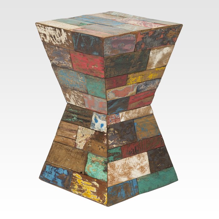 Стул Wooden stool Multicolor