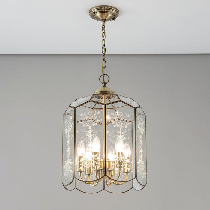 Citilux Витра-2 CL442260 Люстра подвесная витражная Бронза - лучшие Подвесные люстры в INMYROOM Citilux Витра-2 CL442260 Люстра подвесная витражная Бронза - лучшие Подвесные люстры в INMYROOM