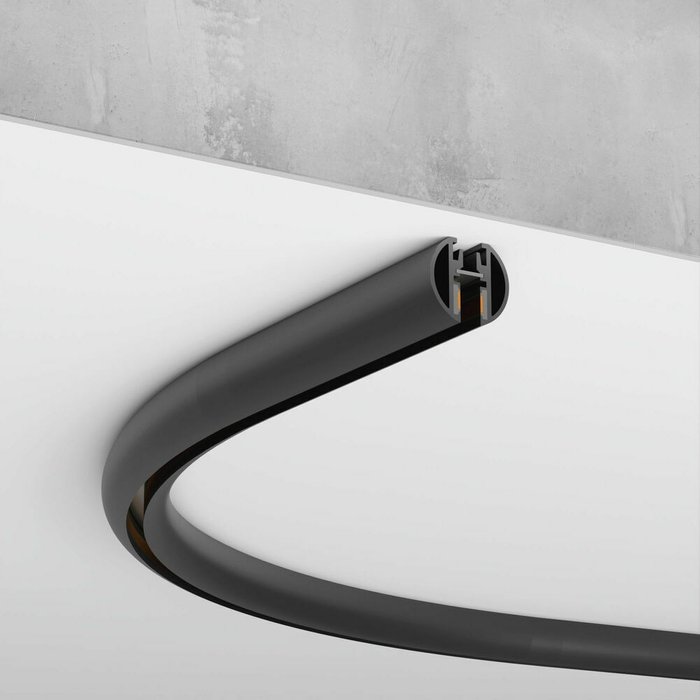 Mini Magnetic Шинопровод накладной Round черный 600? 85166/00 Mini Magnetic Шинопровод накладной Round черный 600? 85166/00