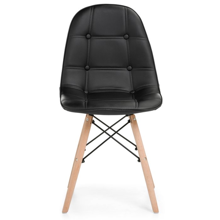 Стул Kvadro черного цвета - лучшие Обеденные стулья в INMYROOM