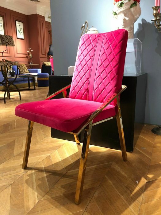Стул Garda розового цвета - лучшие Обеденные стулья в INMYROOM