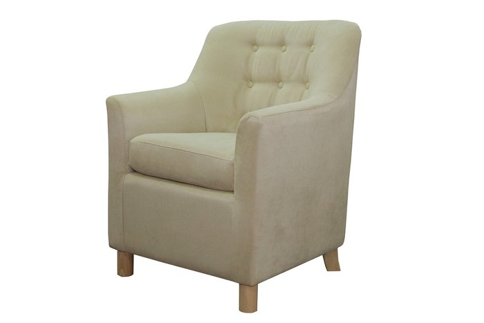 Кресло Damask молочного цвета - купить Интерьерные кресла по цене 20235.0