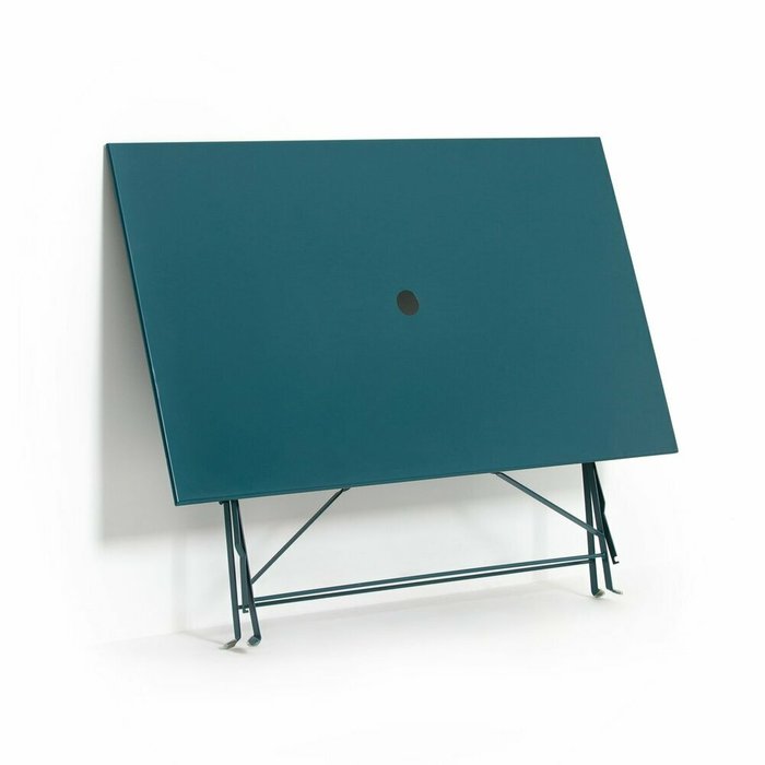 Стол складной прямоугольный из металла Ozevan синего цвета - купить Садовые столы по цене 21825.0