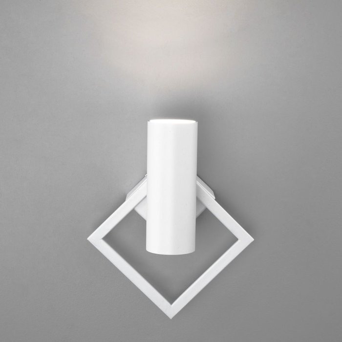 Настенный светодиодный светильник 20091/1 LED белый Turro - лучшие Накладные споты в INMYROOM