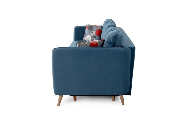 Диван-кровать Анталия синего цвета - лучшие Прямые диваны в INMYROOM