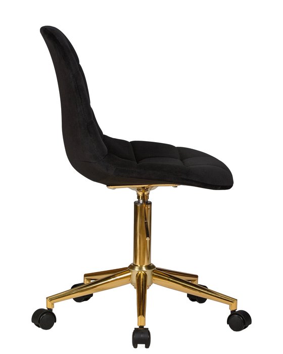 Офисное кресло для персонала Monty Gold черного цвета - лучшие Офисные кресла в INMYROOM