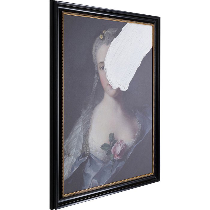 Картина Otilia 80х100 в раме черного цвета - купить Принты по цене 74350.0