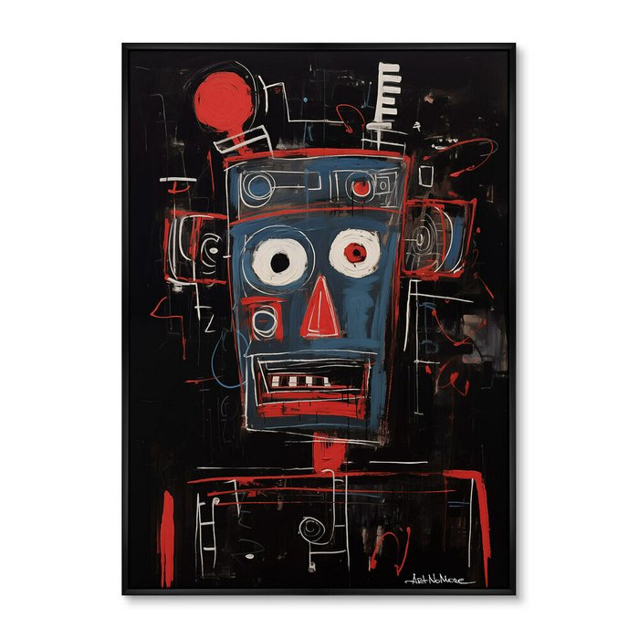 Репродукция картины Robots, the joy of being, No 2, 2024г.