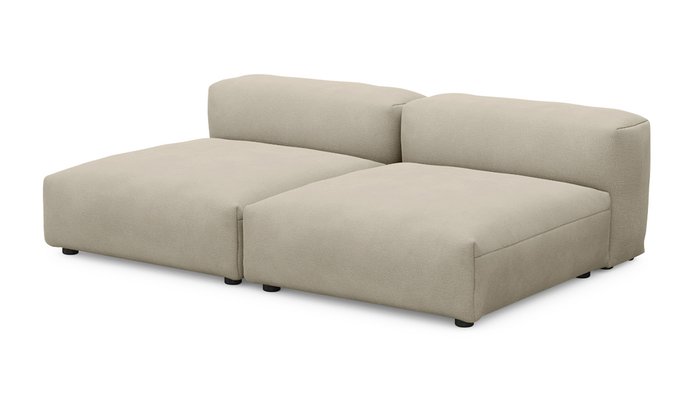 Прямой диван Фиджи бежевого цвета - купить Прямые диваны по цене 48400.0