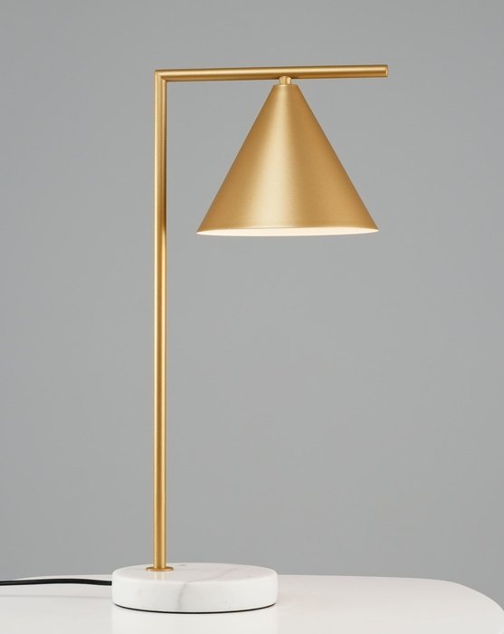 Настольная лампа Omaha золотого цвета  - лучшие Настольные лампы в INMYROOM