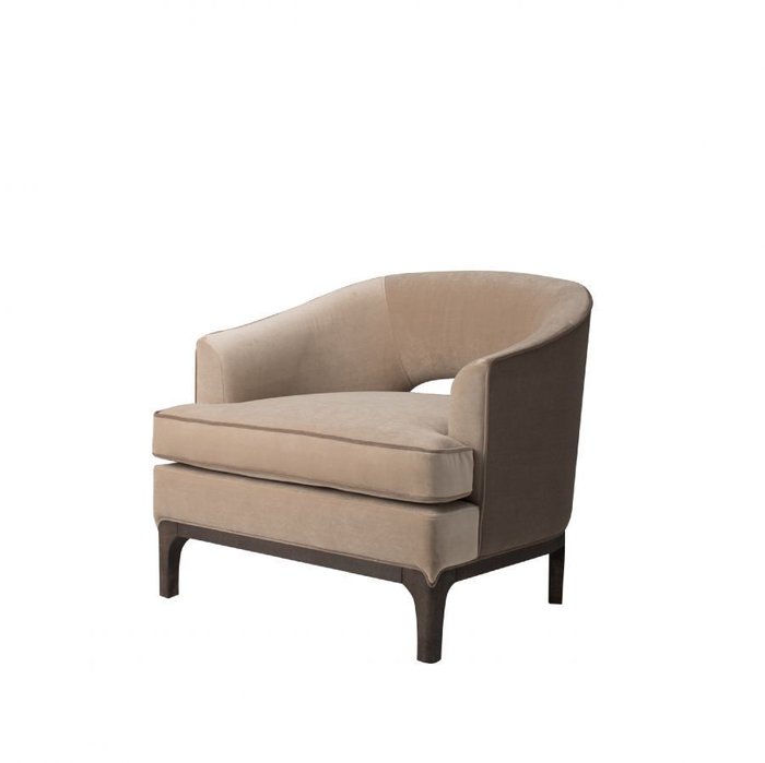 Кресло Lounge коричневого цвета