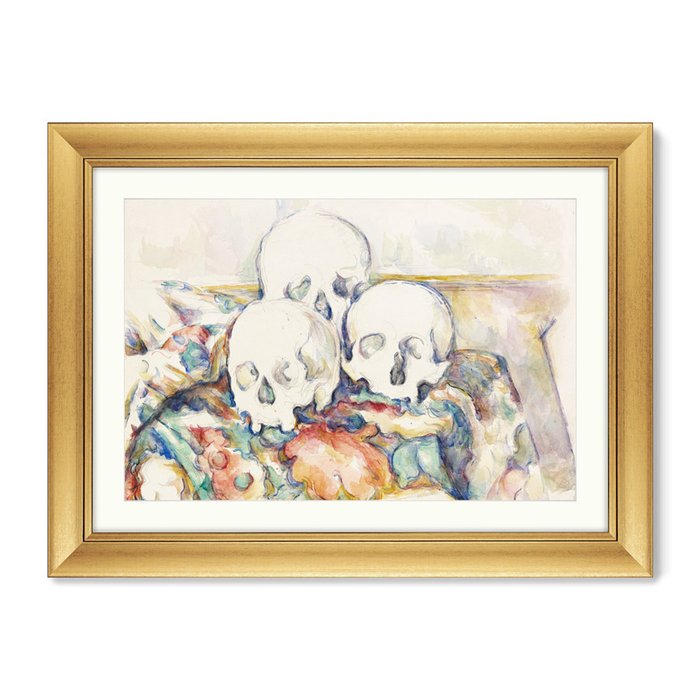 Репродукция картины The Three Skulls, 1902г. - купить Картины по цене 16299.0