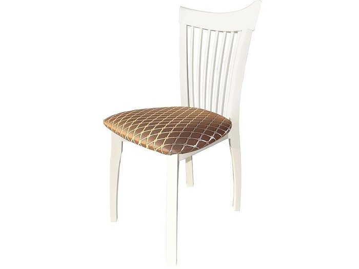 Стул Тулон бело-коричневого цвета - купить Обеденные стулья по цене 7344.0