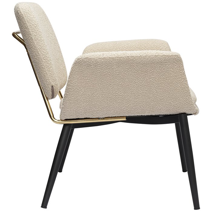 Кресло Hilde серо-бежевого цвета - лучшие Интерьерные кресла в INMYROOM