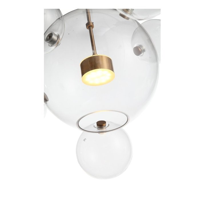 Подвесной светодиодный светильник Bopone с прозрачным плафоном - лучшие Подвесные светильники в INMYROOM