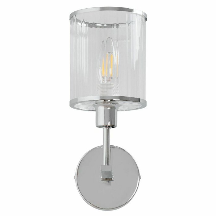 Бра Alen MR1912-1W (стекло, цвет прозрачный) - лучшие Бра и настенные светильники в INMYROOM