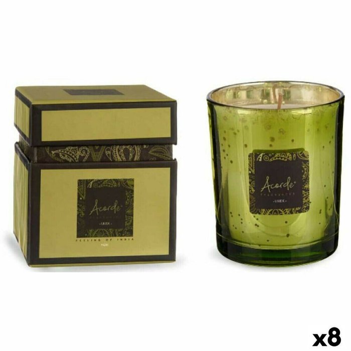 Ароматизированная свеча Acorde 7OZ-GREEN&LIME лимонный Зеленый чай 200 ml (8 штук)