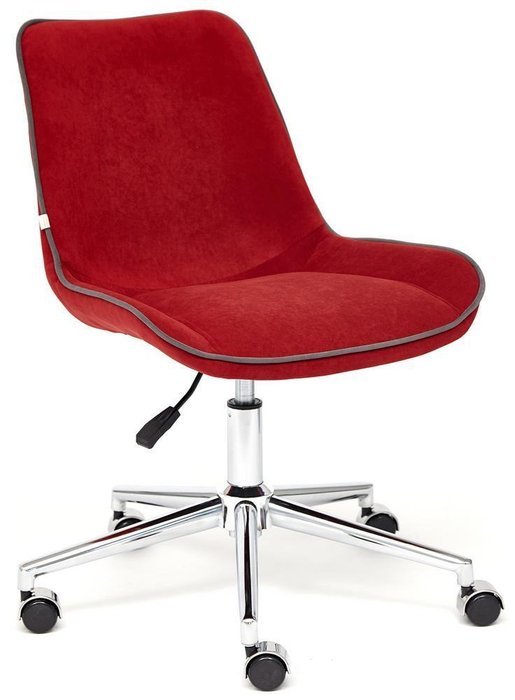 Кресло офисное Style бордового цвета