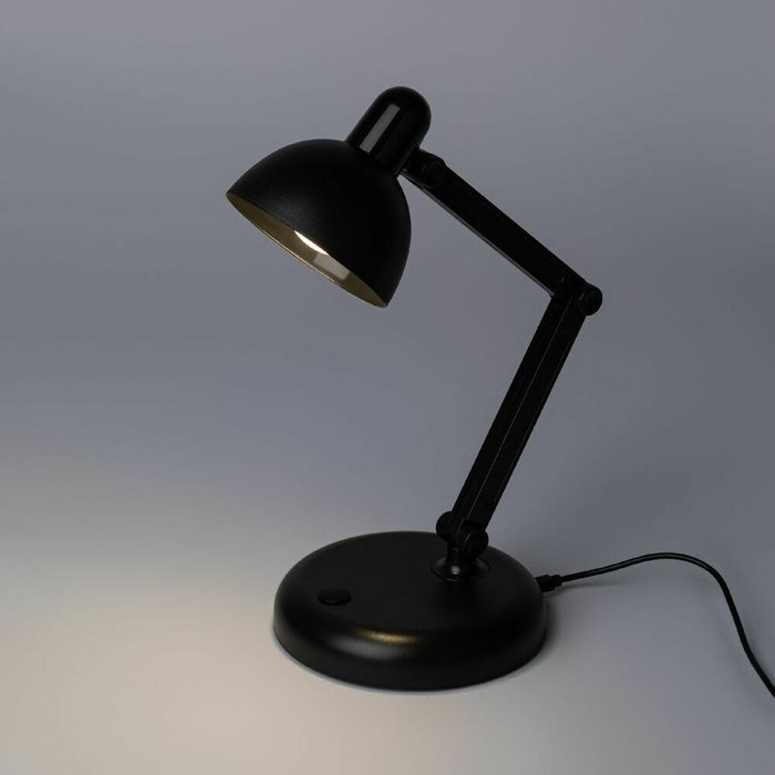 Настольная лампа NLED-514 Б0059844 (пластик, цвет черный) - купить Рабочие лампы по цене 850.0