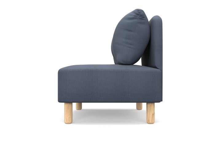 Кресло Свельд серо-голубого цвета - лучшие Интерьерные кресла в INMYROOM