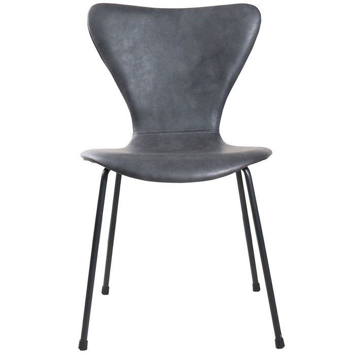 Стул Seven Leather серого цвета - купить Обеденные стулья по цене 7190.0