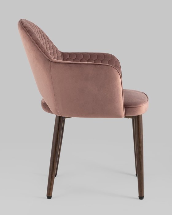 Стул Венера Хани пыльно-розового цвета - лучшие Обеденные стулья в INMYROOM