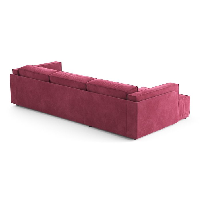 Диван-кровать угловой Vento Light красного цвета - лучшие Угловые диваны в INMYROOM