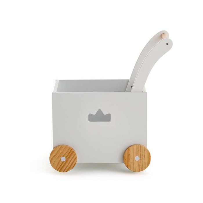 Сундук/ящик детский на колесах Khoda белого цвета - купить Детские комоды по цене 7853.0