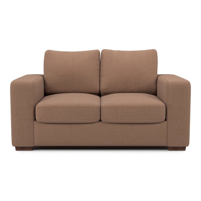 Раскладной диван Morti MTR  двухместный коричневого цвета - купить Прямые диваны по цене 58600.0