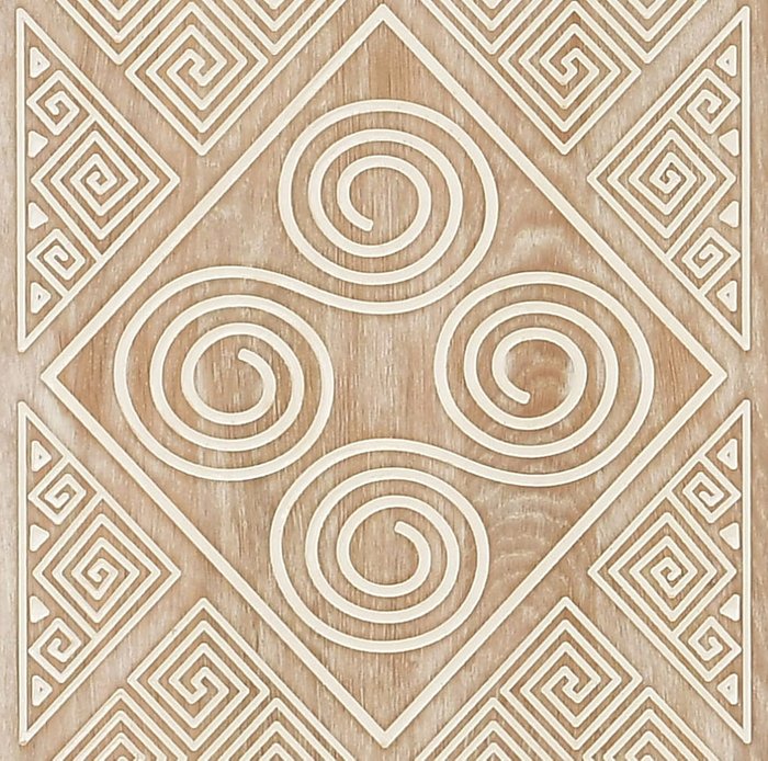 Панно из трех частей Papua Ternary Oak из дуба - купить Декор стен по цене 17900.0